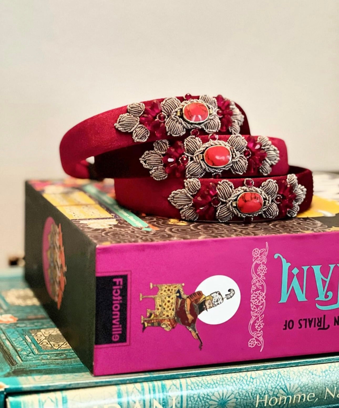 Farah Headband - Red