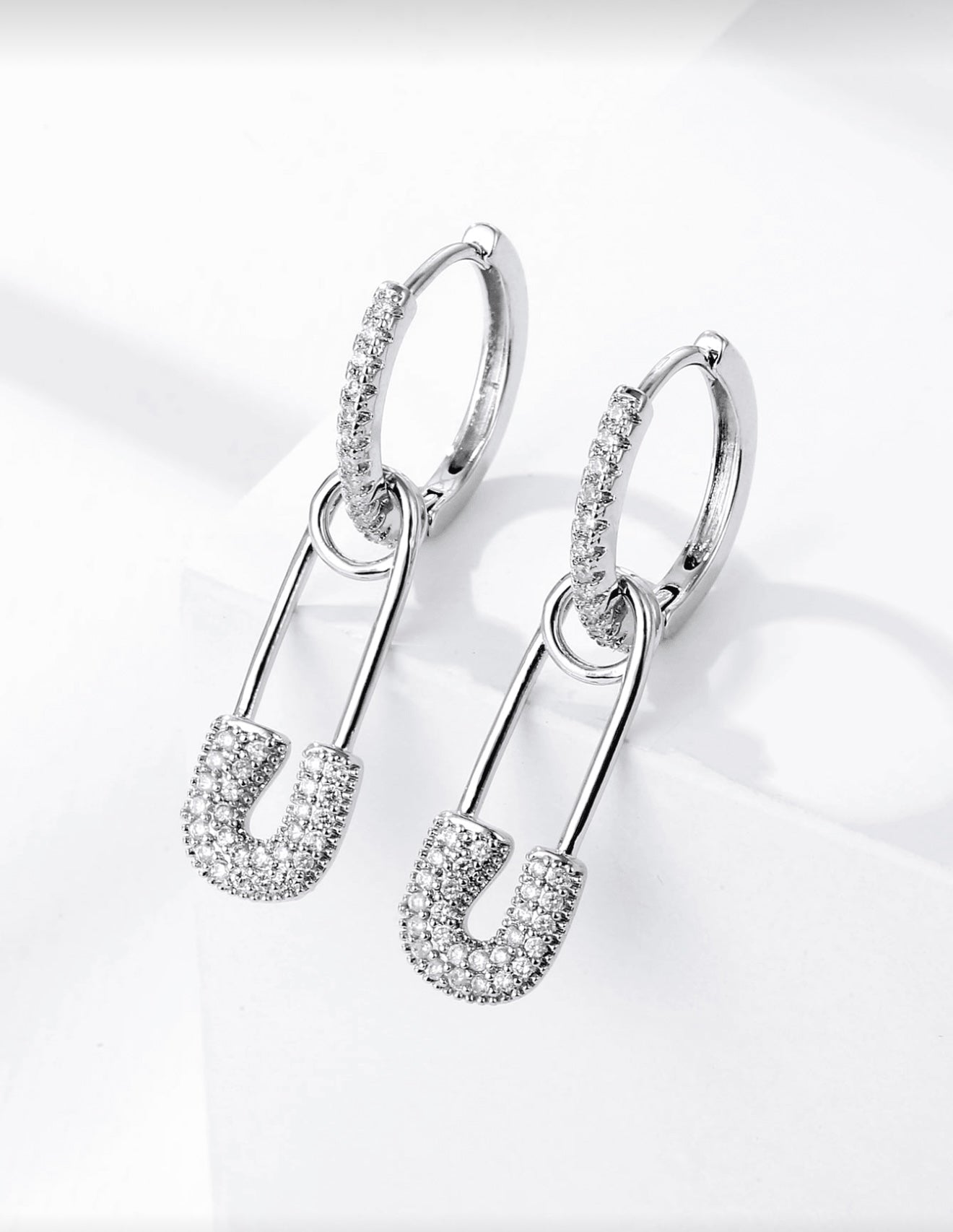 Pin Earring - Silver