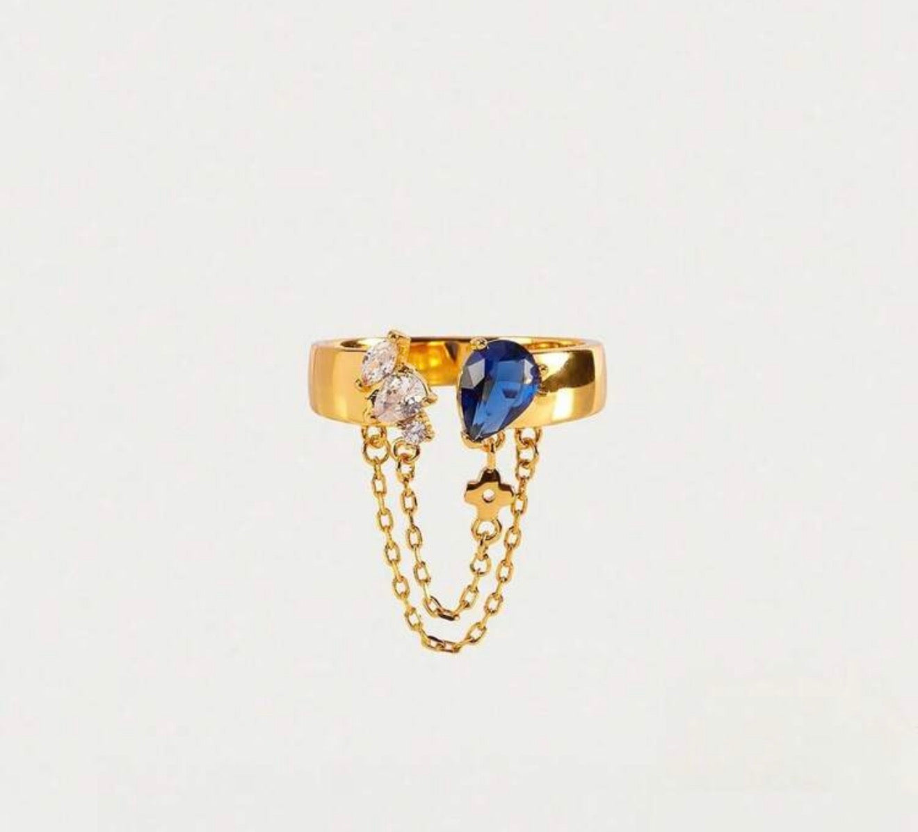 Asteria Blue Ring