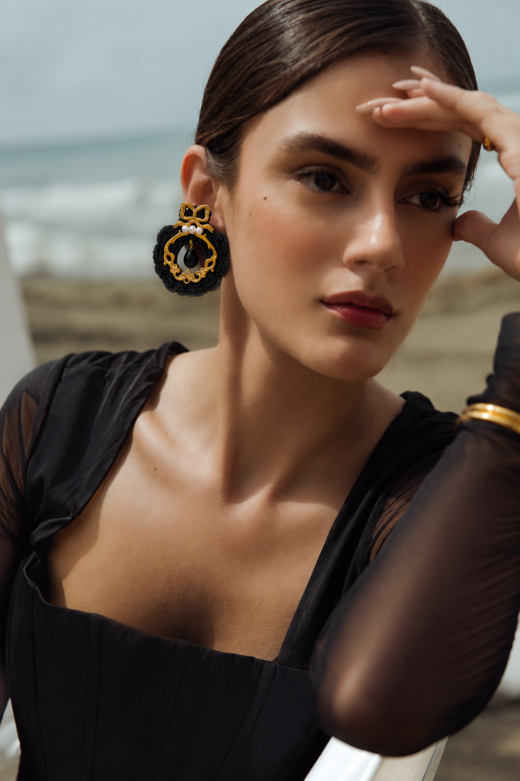 Shab Bow Earrings