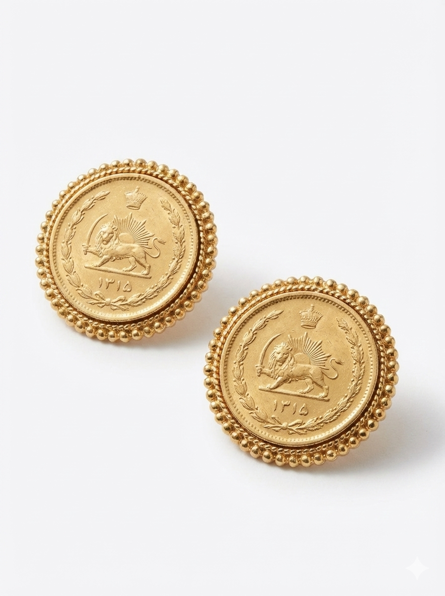 Lion Seal Earrings
