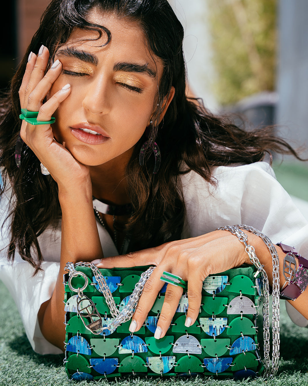 Emerald Ocean Bag