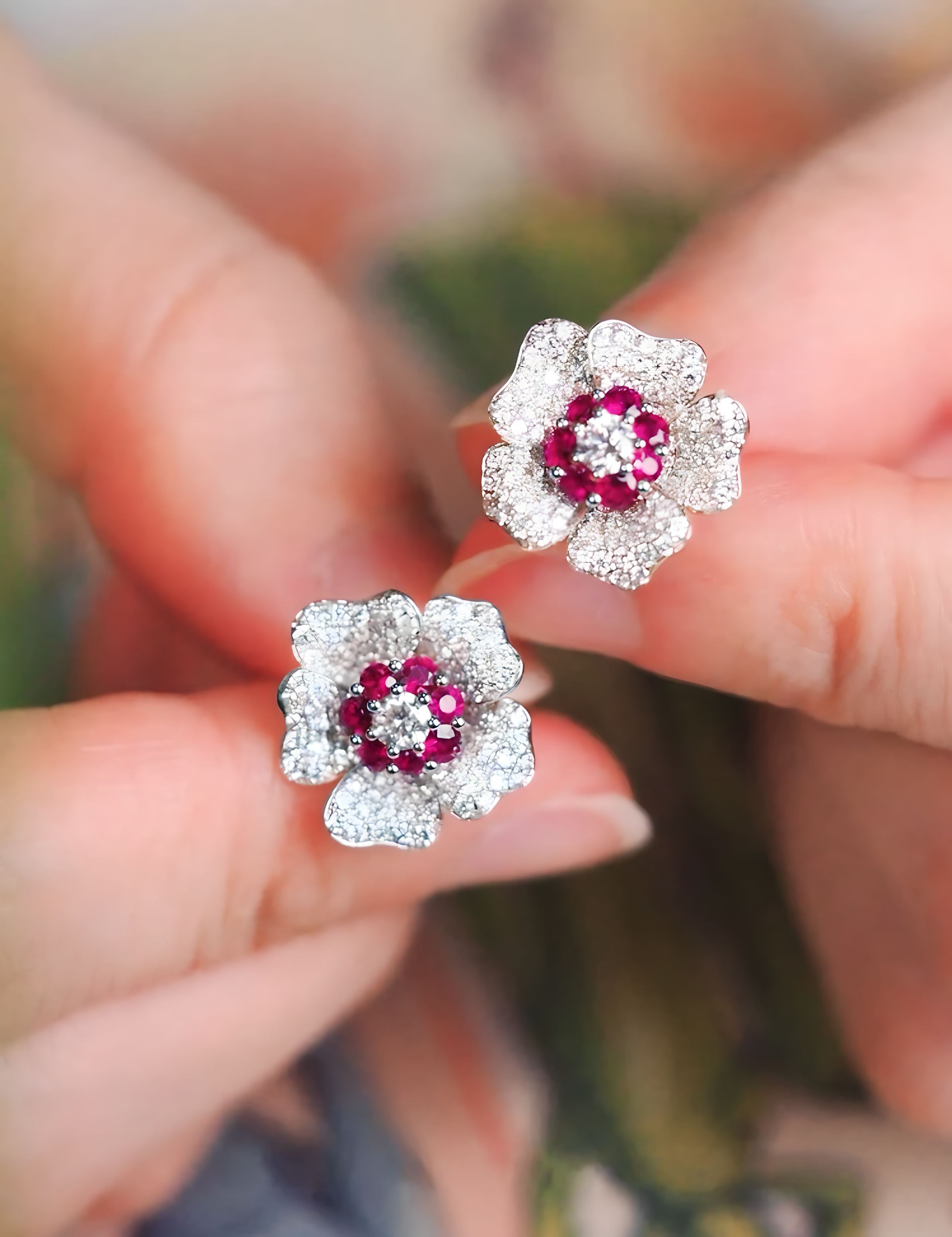 Petal Sparkle Studs