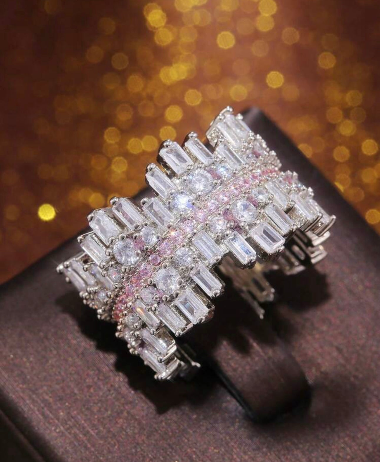 Rosewater Halo Ring