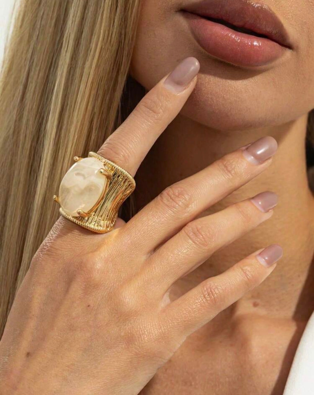 Marble Eclipse Ring