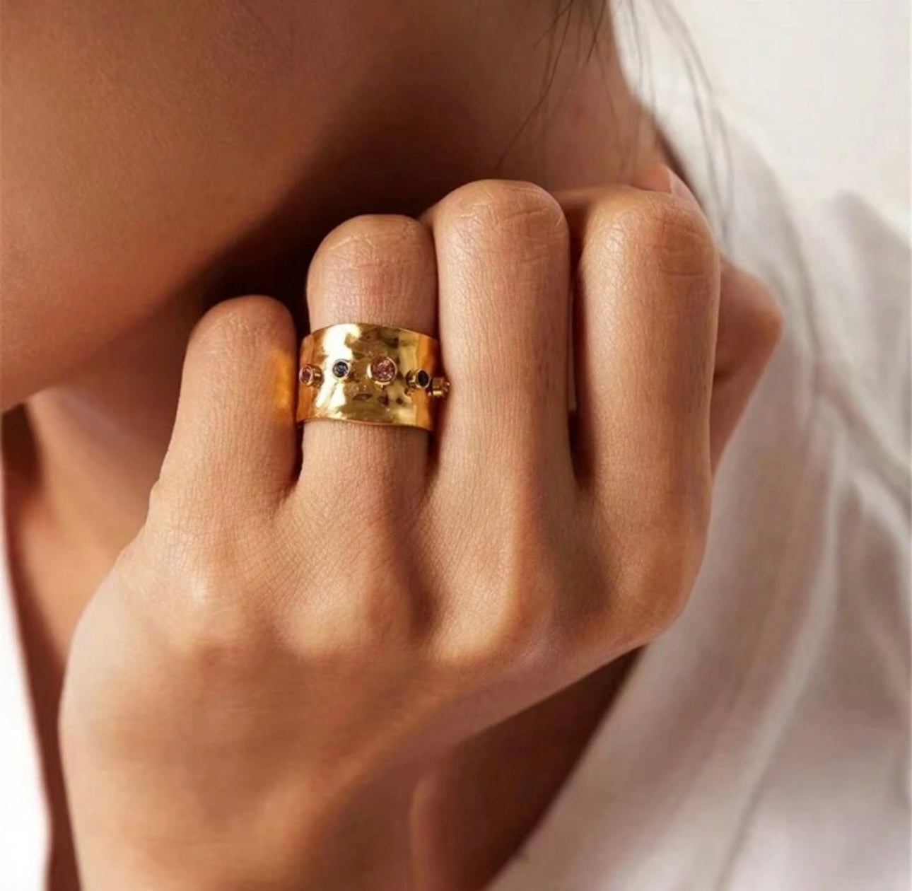 Gold Prism Ring