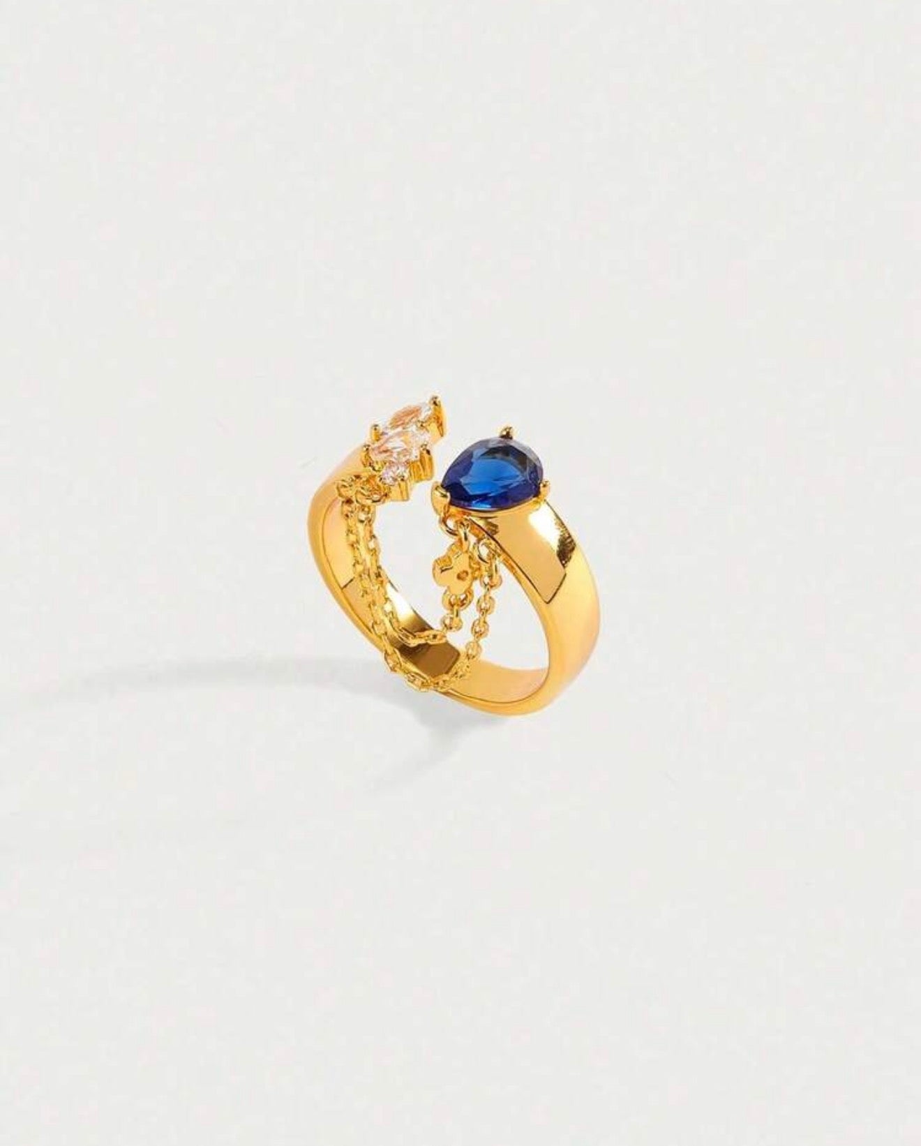 Asteria Blue Ring