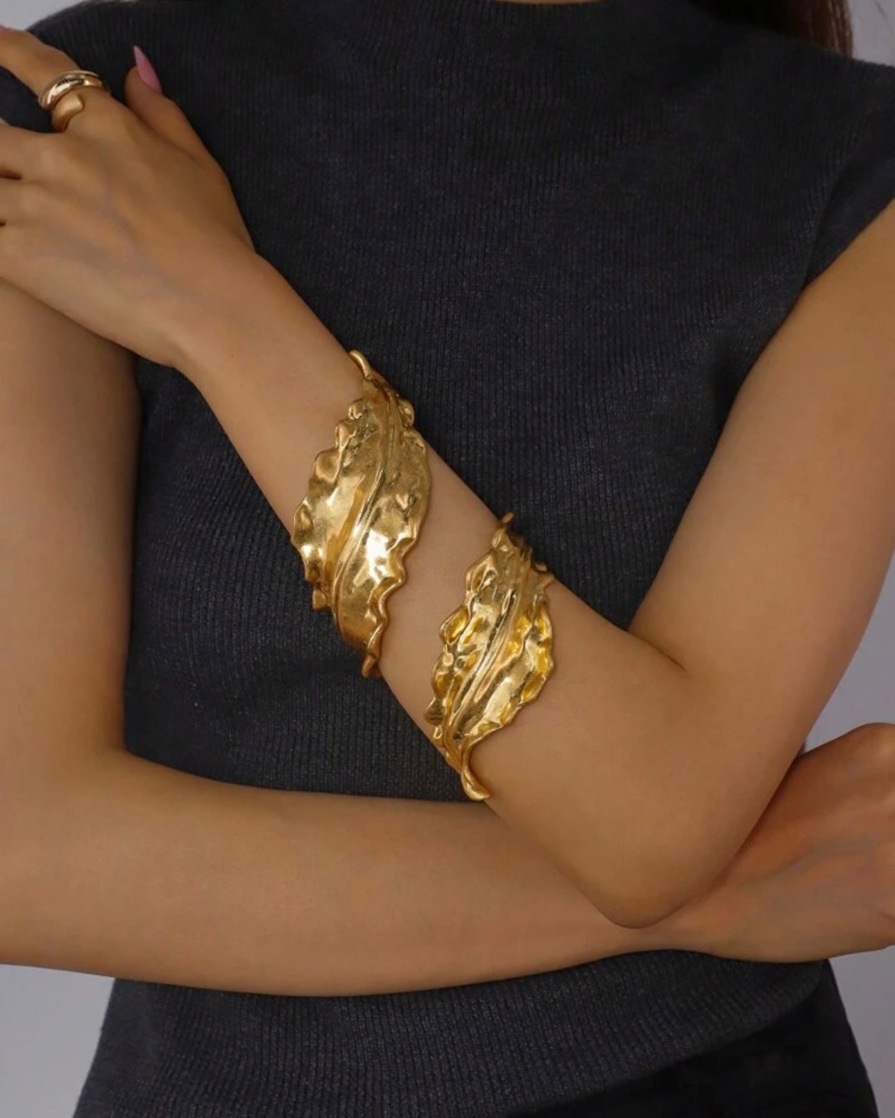 Golden Leaf Bracelets