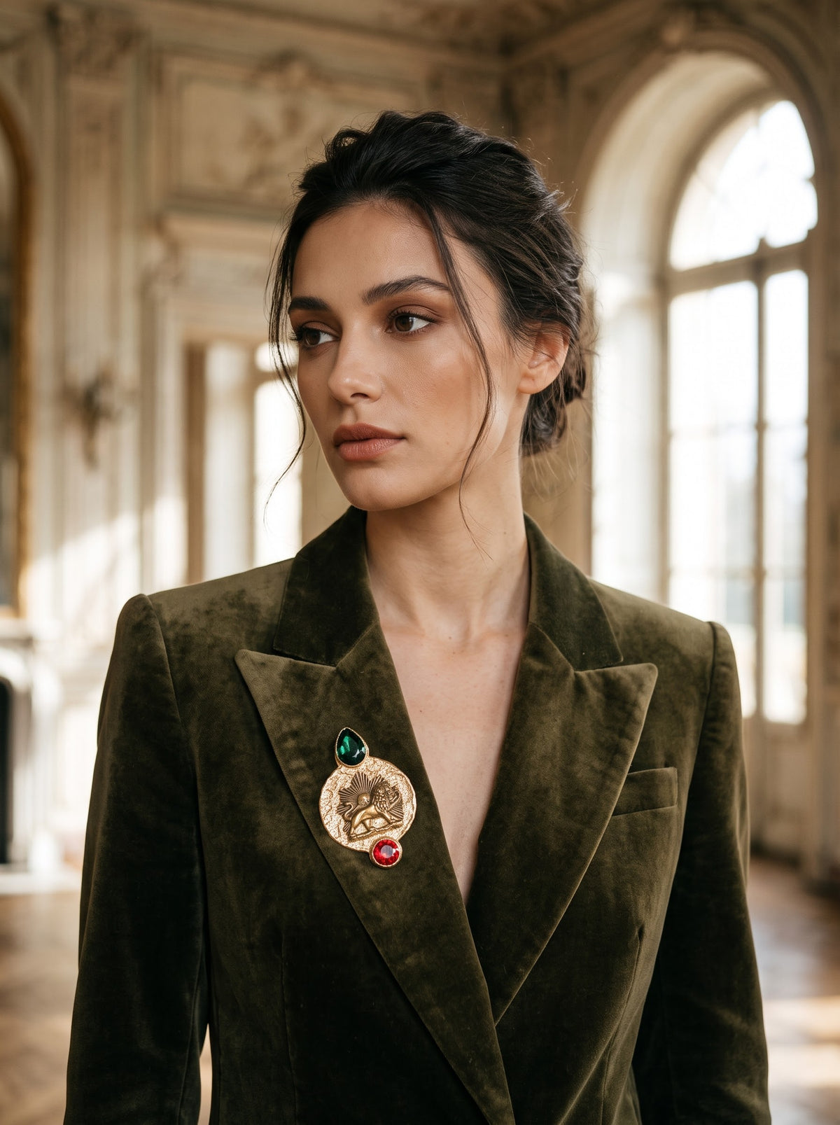 Shir-o-Khorshid Brooch