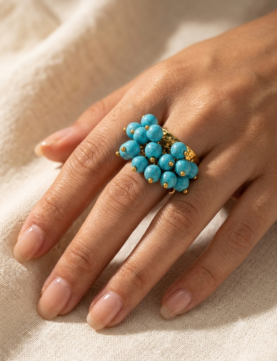 The Azure Oasis Ring